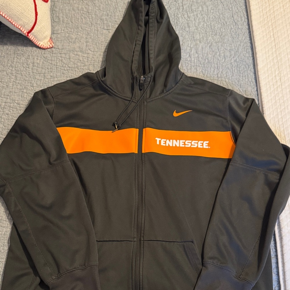 Nike Men's Tennessee Gray and Orange Jacket